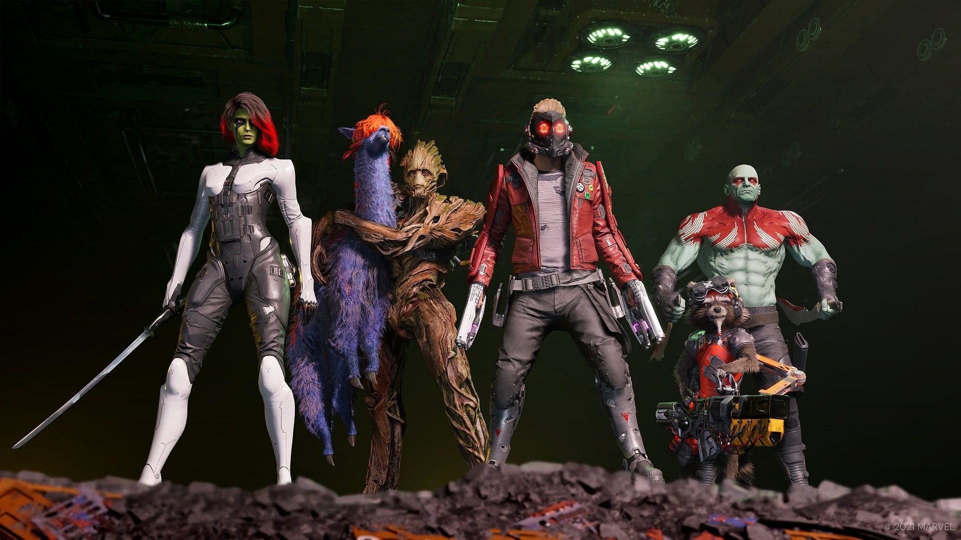 Marvel’s Guardians of the Galaxy (Image via Eidos Interactive Corp.)